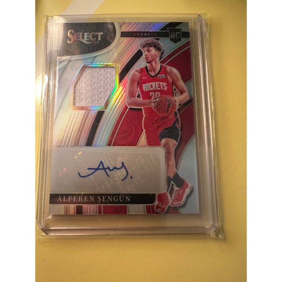 2021-22 Panini Select Alperen Sengun Rookie Patch Auto Silver Prizm RPA /199 SP